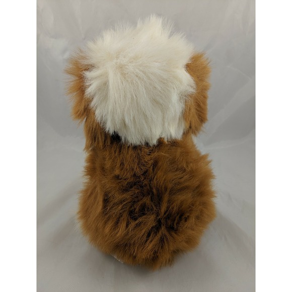 Fluffy Dog Plush 10 Inch Pedigree Pets Tan Brown Main Joy Ltd Stuffed Animal toy - Picture 3 of 7